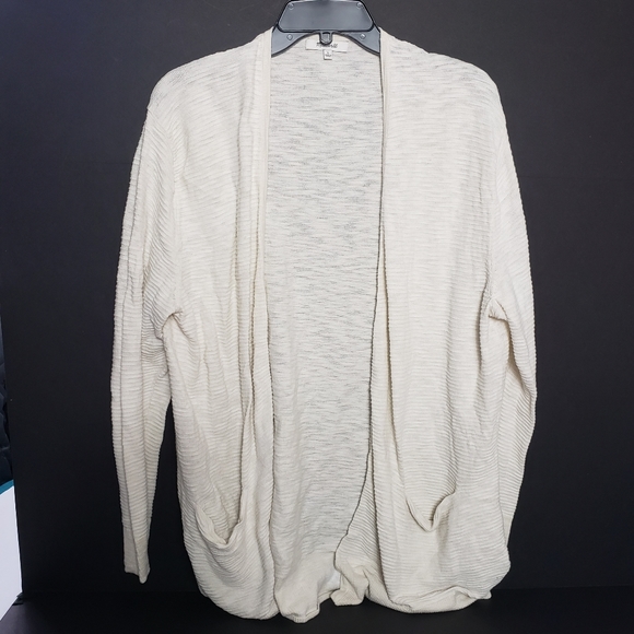Madewell Women's Knit Cardigan Cream Large Long Sleeve - Picture 2 of 9